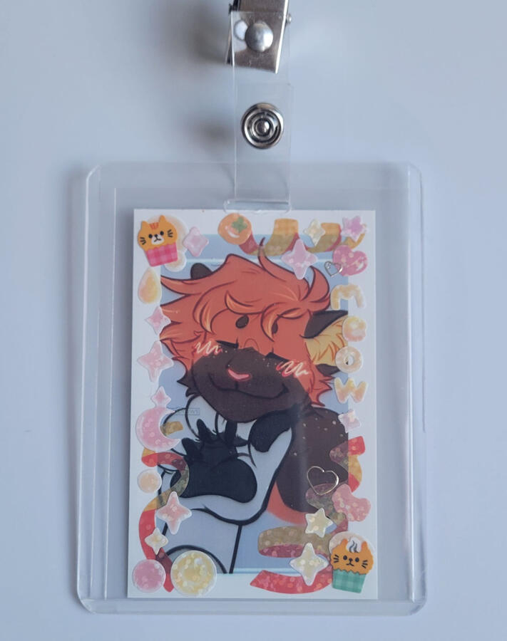 Makar, deco on photo, badge toploader